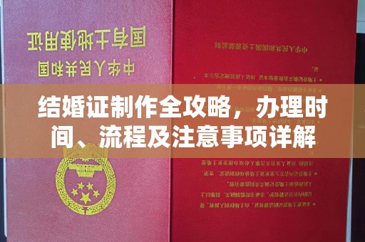 宣恩结婚证制作全攻略，办理时间、流程及注意事项详解